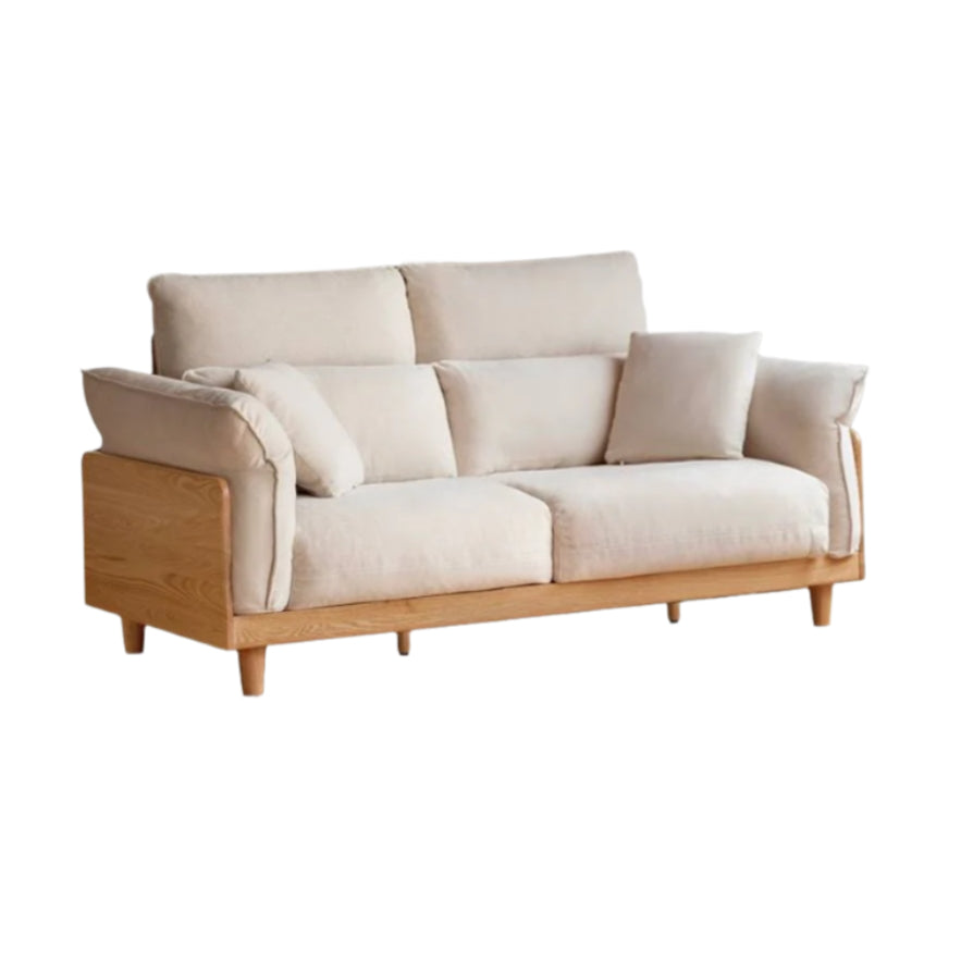 Luxury Solid Wood Chenille Sofa | Modern 3-Seater Living Room Couch