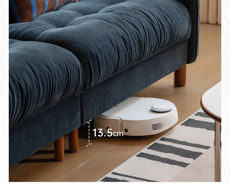 Modern Chenille Fabric 3-Seater Sofa